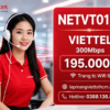 Gói cước NETVT01_T rất phù hợp với diện tích nhỏ, nhu cầu kết nối wifi ở mức vừa phải.