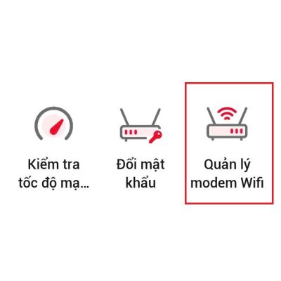 quản lý modem wifi viettel