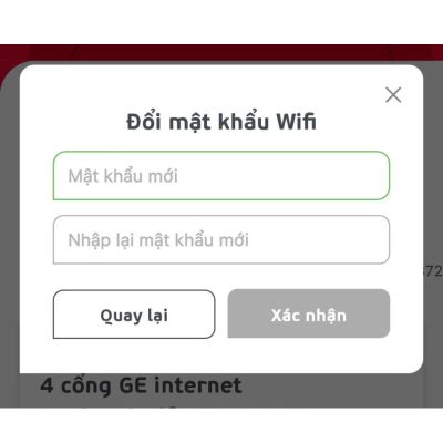 nhập mật khẩu wifi viettel mới