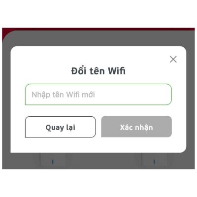 mục nhập tên mới cho wifi viettel