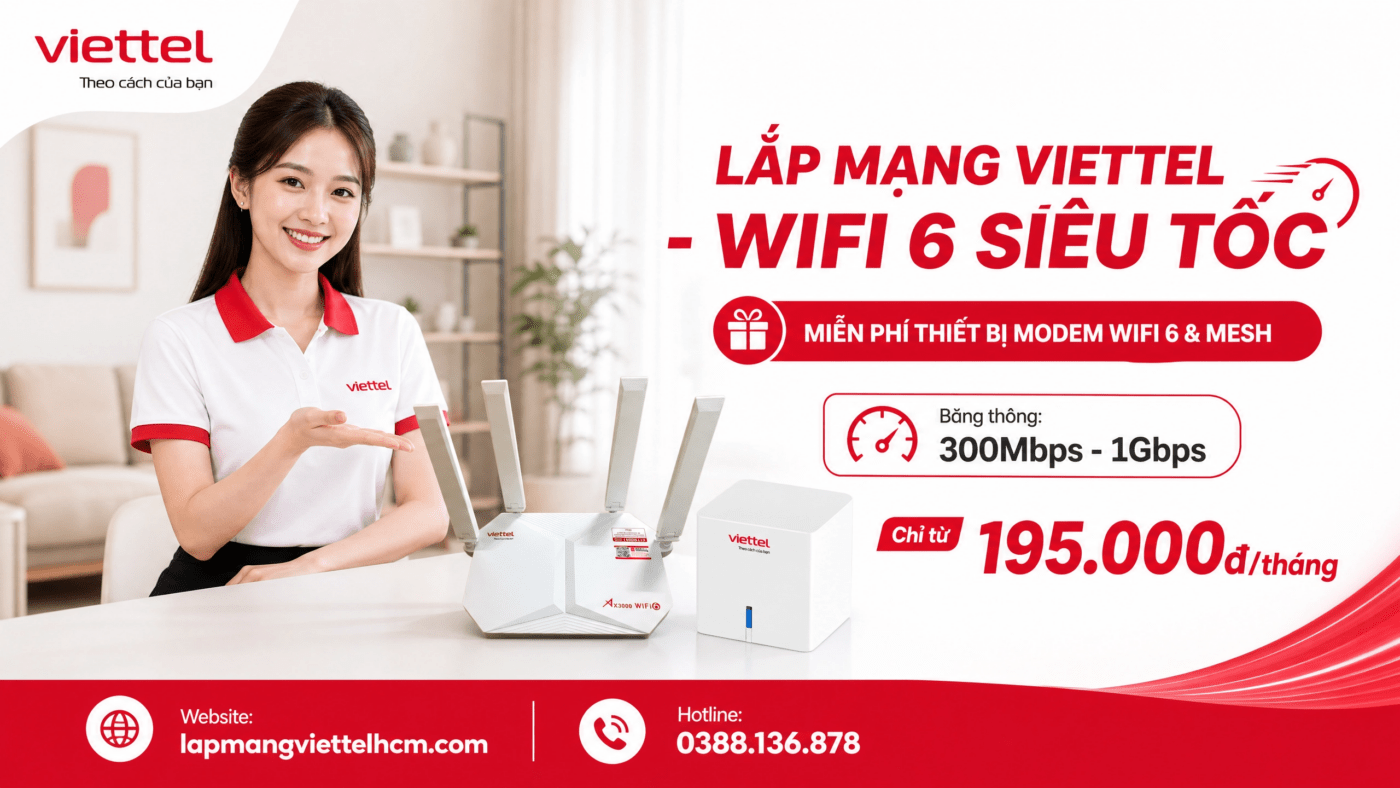 WIFI VIETTEL TẠI HỒ CHÍ MINH