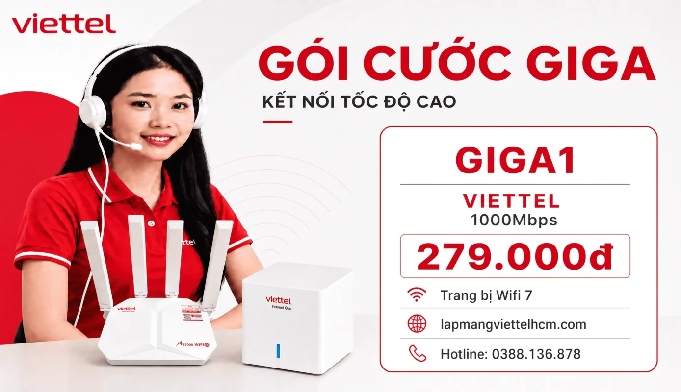 đăng ký gói GIGA1 chỉ cần bấm số 0388136878