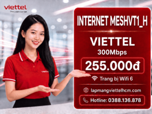 Gói cước meshvt1_h phù hợp với nhà ống có 2 -3 tầng, nhà 2 - 3 phòng hoặc nhà diện tích rộng, liên hệ 0388136878 để đăng ký