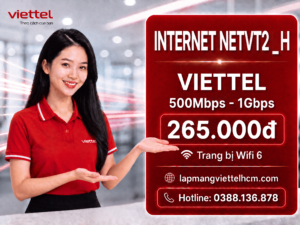 Gói cước netvt2_h phù hợp nhà nhỏ hoặc phòng trọ, liên hệ 0388136878 để đăng ký