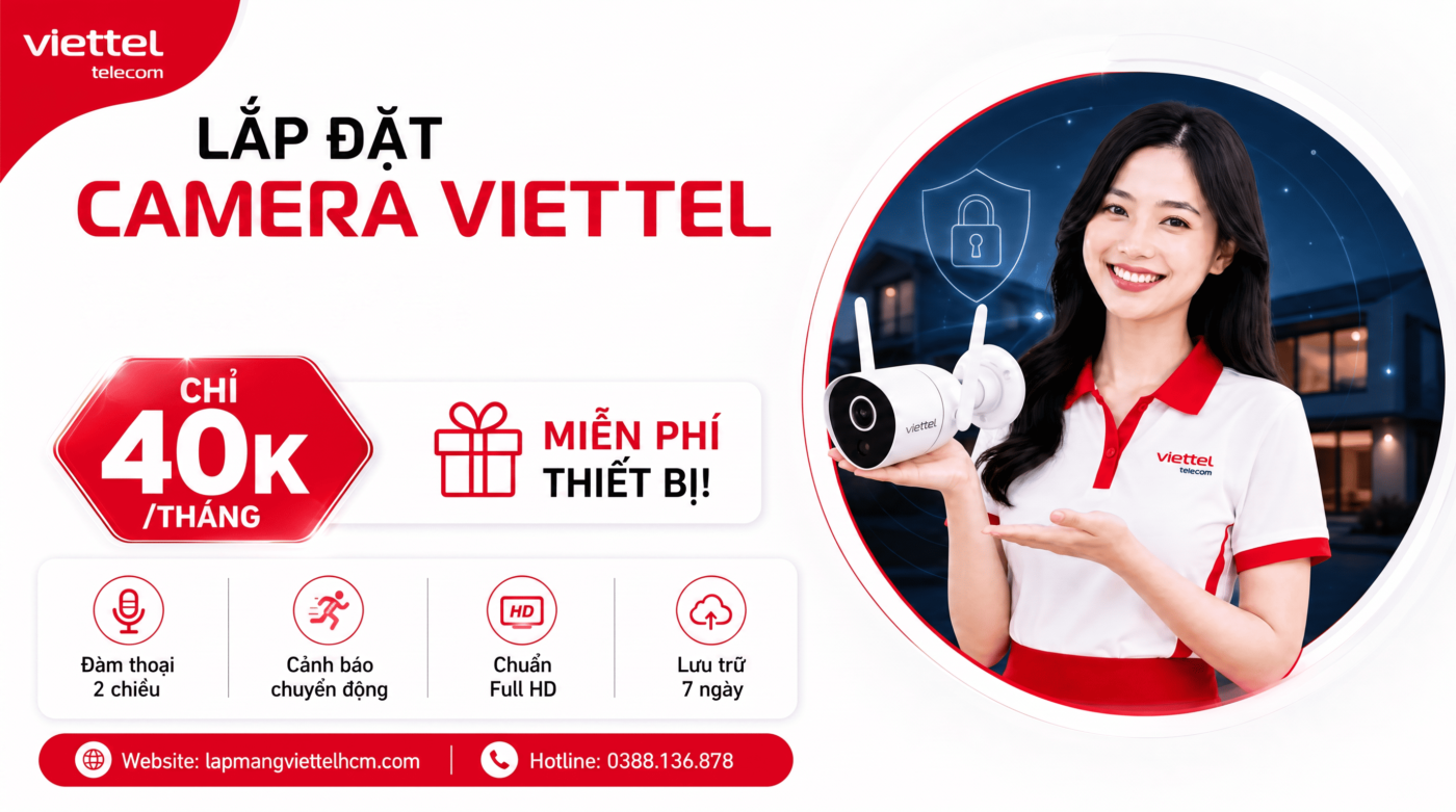Camera Viettel - Lắp đặt camera giám sát an ninh