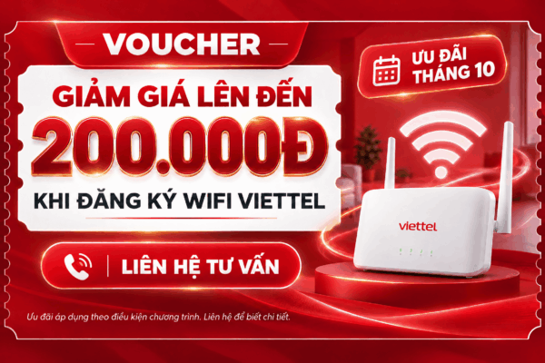 Tặng voucher giảm phí hoà mạng